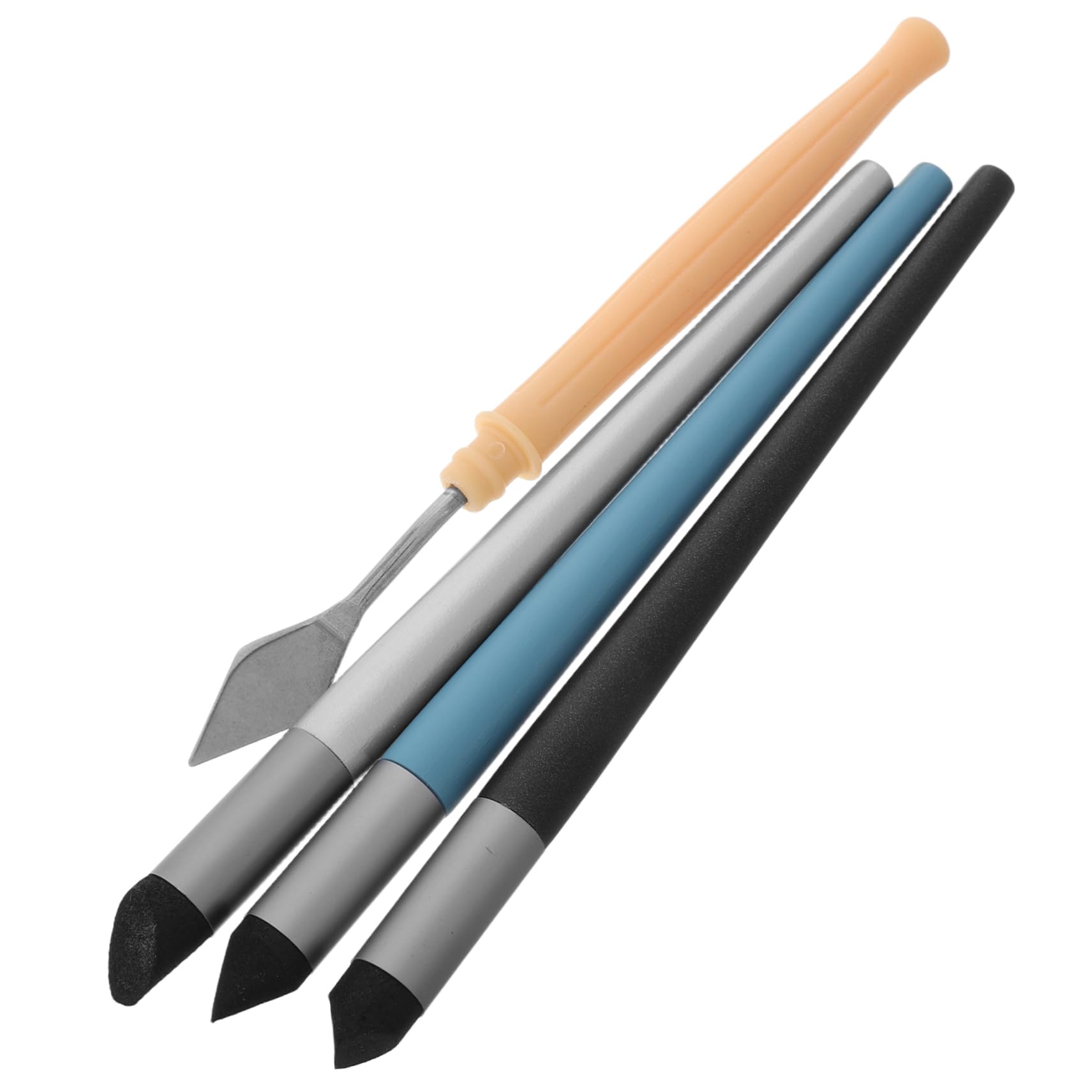 KICHOUSE Oil Pastel Tools 1 Set Blending Sponge Pen Sketch Rubbing Brush and Sponge for Oil Painting Drawing Art Supplies