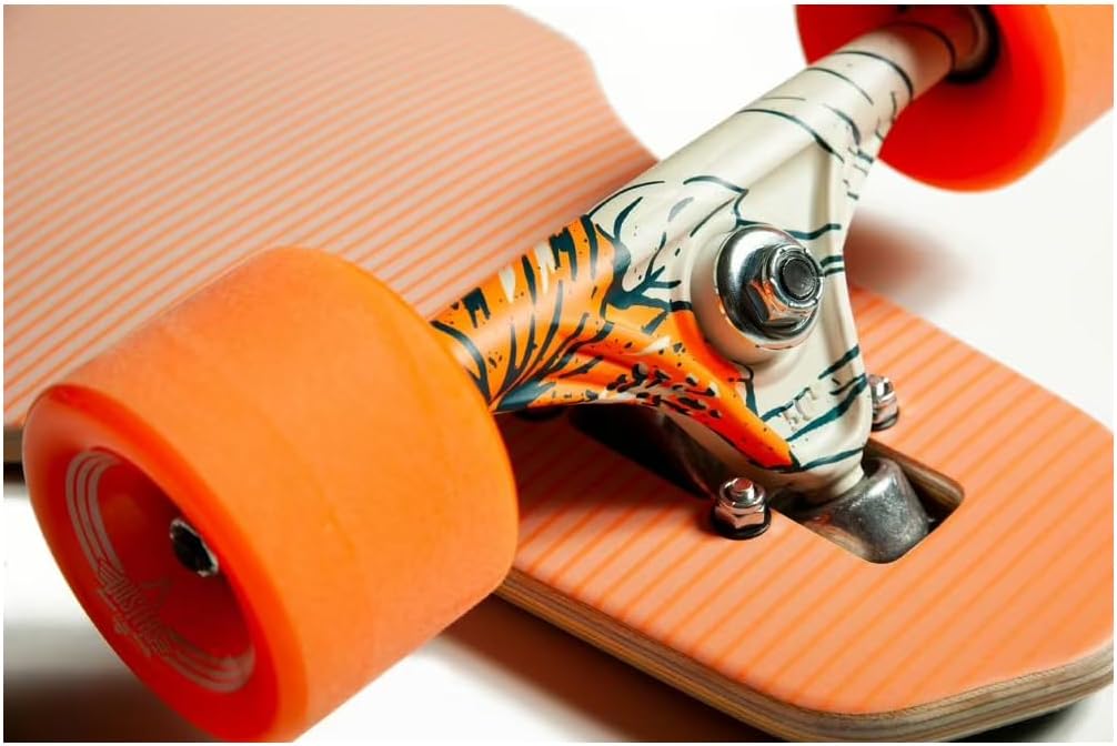Dusters California Longboard Channel Shore Drop Through 9.375" x 36" Orange