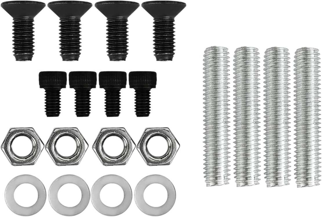 Carburetor Manifold Adapter Rebuild Kit 32/36 Fits for 1984-1993 Mazda B2000 2.0L & 1987-1991 B2200 2.2L, Replacement 99004.675, 99004675