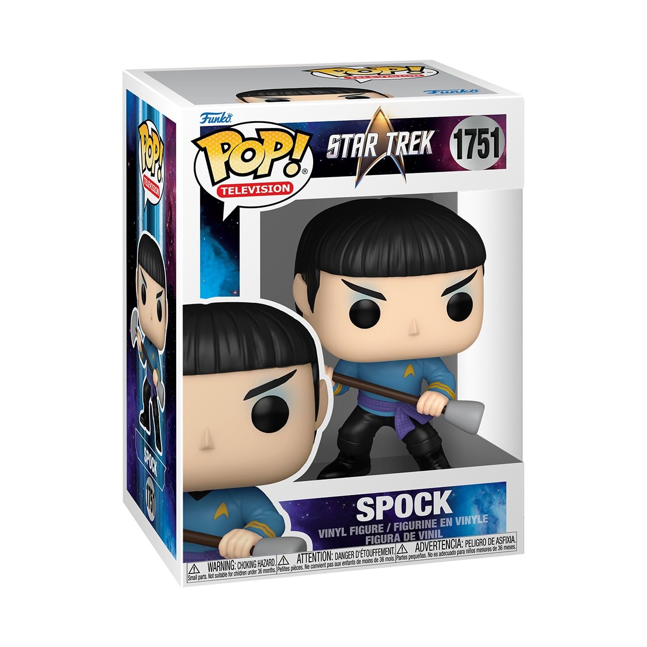 Funko Pop! TV: Star Trek, Spock With Weapon, Star Trek the Original Series, Collectable Vinyl Figure, Gift Idea
