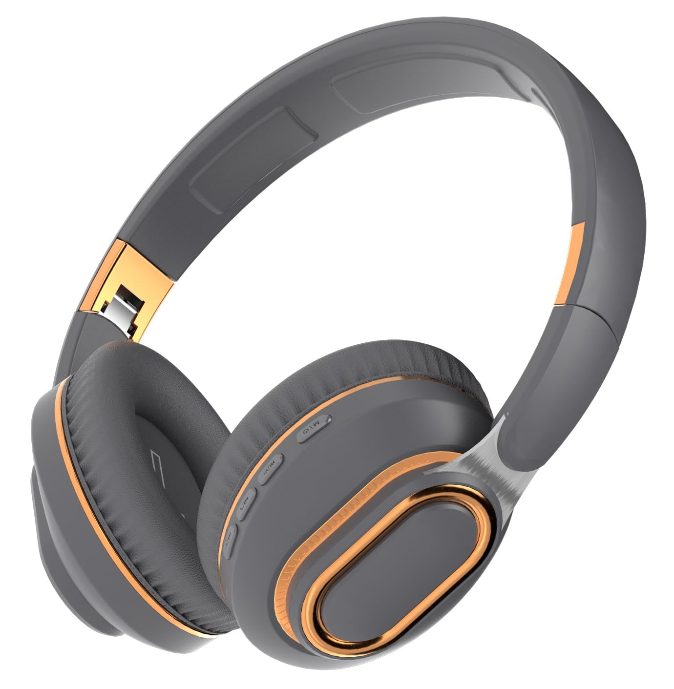 VEHOP H7 Over Ear Premium Headphones, Upto 50* Hrs Playtime, Fast Charging, in-Built ENC Mic, 40mm Titanium Bass Drivers, Super Soft Cushion, AUX in, Foldable Design, Wireless Bluetooth Headset. Gray VEHOP H7 Over Ear Premium Headphones, Upto 50* Hrs Playtime, Fast Charging, in-Built ENC Mic, 40mm Titanium Bass Drivers, Super Soft Cushion, AUX in, Foldable Design, Wireless Bluetooth Headset. Gray