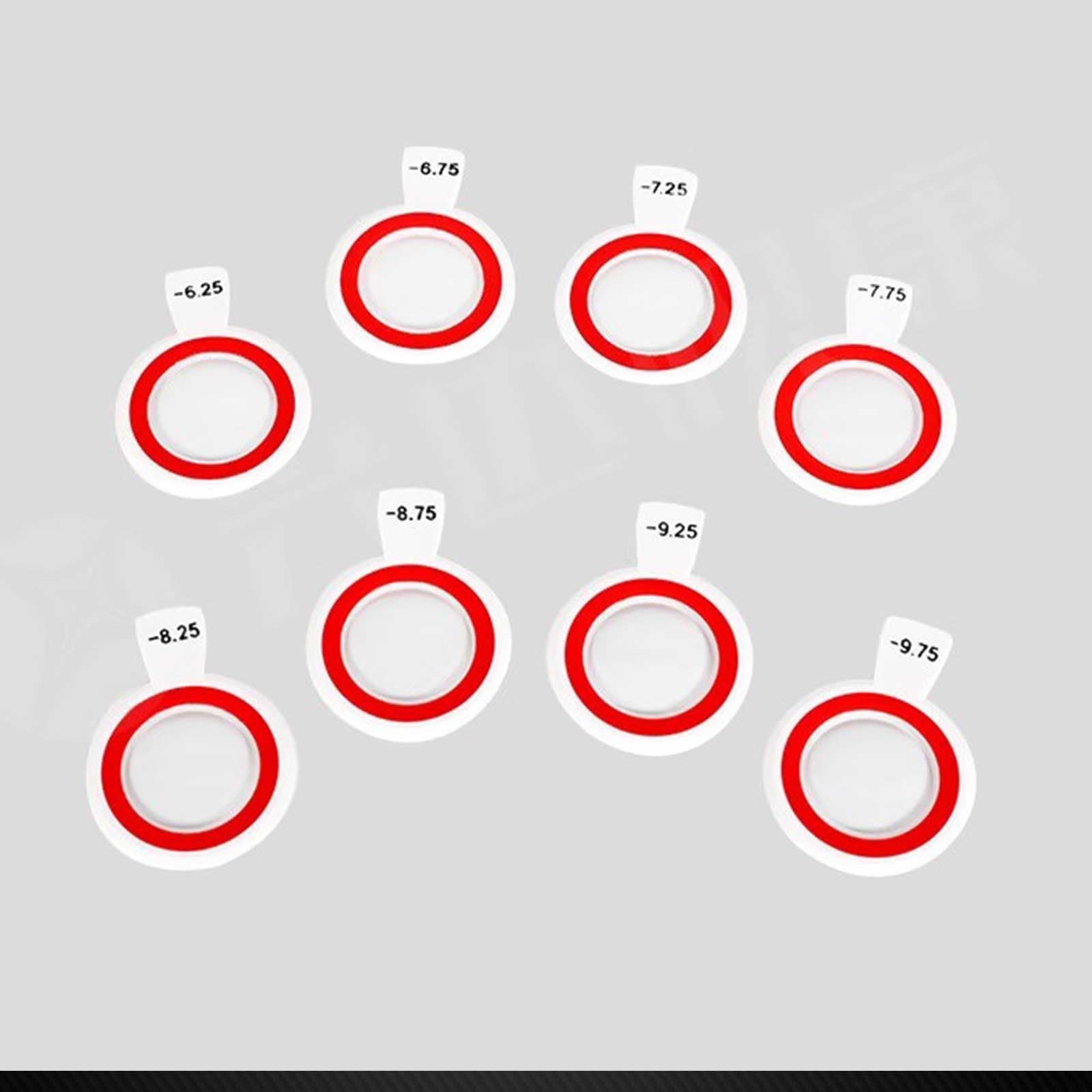 Générique Ensemble de lentilles d'essai pour optométrie réfractive, Monture en Plastique de précision pour Un Examen de la Vue précis et Une Correction visuelle