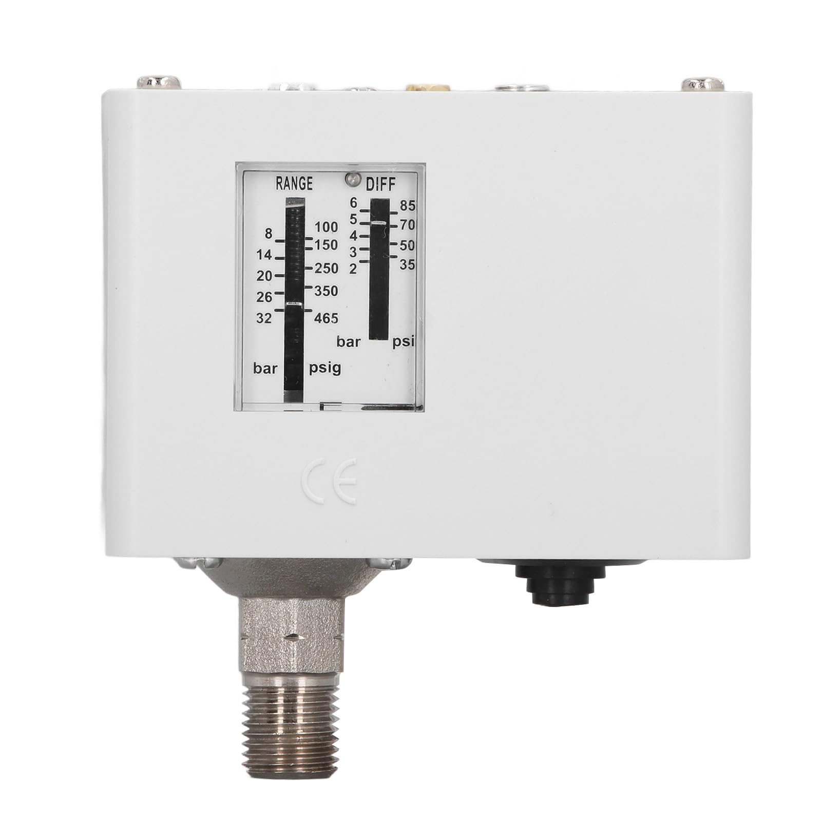 Generic Pneumatic Pressure Switch, Pressure Switch Reliable Contact Conversion for Refrigerating Equipment for Non Corrosive Media, Genericy70txgn9dk