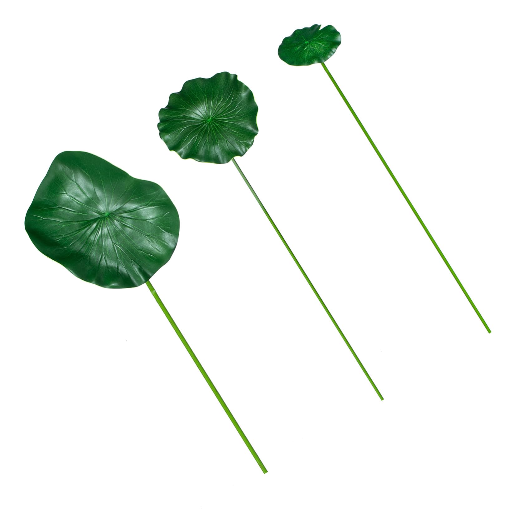 Decorazione e Decorazioni con Altre Piante Acquatiche Galleggiante a Forma di Foglia di Loto Realistica in Eva Verde Set per Ambienti Pubblici per Laghetti e Piscine