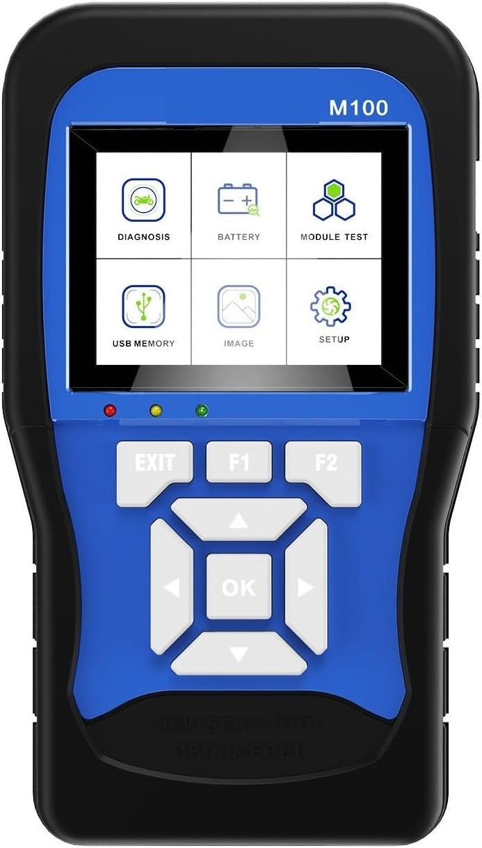 Narzędzie diagnostyczne do skanowania motocykli M100 w wielu językach Narzędzie Moto Scan Tester
