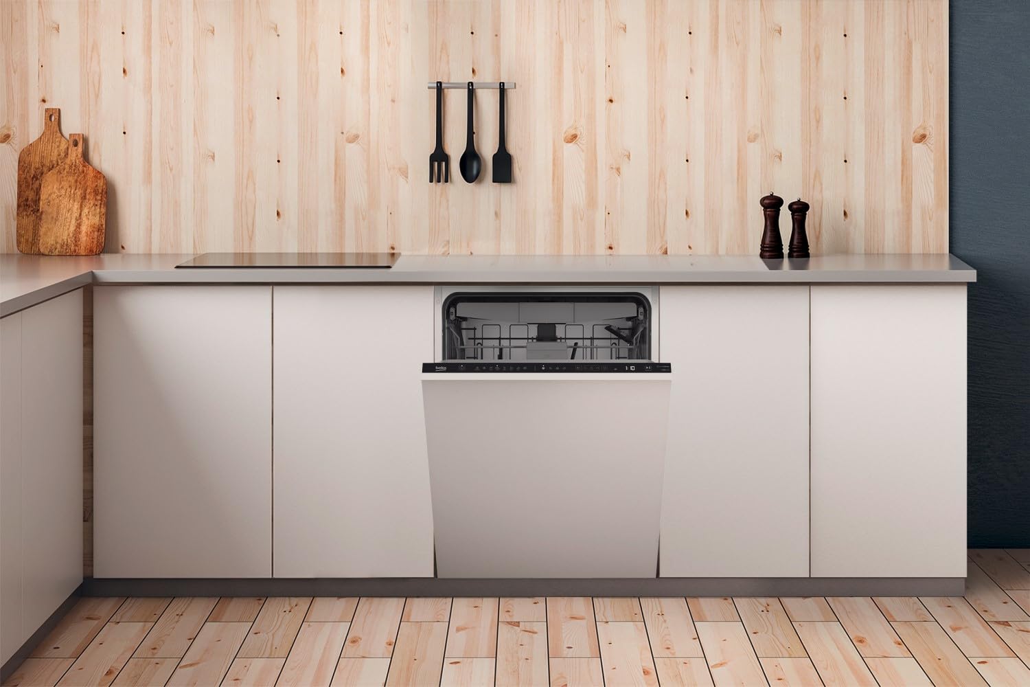 LAVE-VAISSELLE TOUT INTÉGRABLE 16 COUVERTS 43dB CLASSE B TIROIR