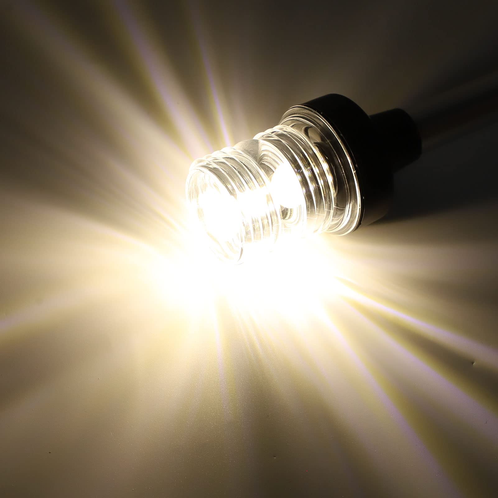 Luce di Navigazione, 12V-24V Impermeabile Luci di Via per Barca LED, Luce di Ancoraggio per Navi Yacht, Distanza di Visione di 2NM, per Barche 12 m/39,4 piedi in Basso