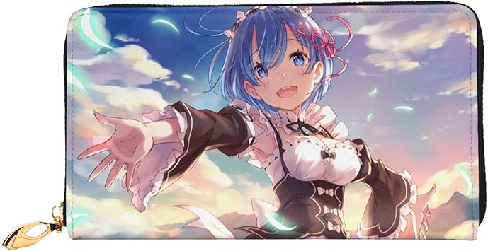 Amazon 可愛い アニメ柄 キャラクター柄 Re Zero Re ゼロ リゼロ レム 財布 メンズ 男性 長財布 メンズ 職人手作り 丁寧縫製 ブランド品用マイクロファイバーレザー 牛 サイフ 大容量 携帯 Iphone 現金 小銭入れ 小物収納 カード入れ 多収納 携帯に便利 Ykk