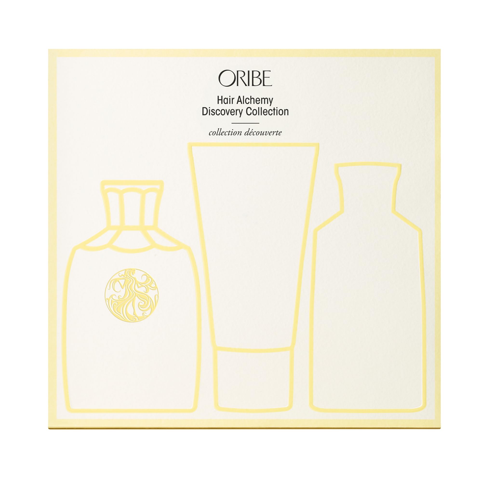 Oribe Hair Alchemy Discovery Set | Travel-Size Haircare Set with Hair Alchemy Shampoo, Conditioner, and Fortifying Treatment Serum | Strengthens Weak, Fragile, or Breakage-Prone Hair