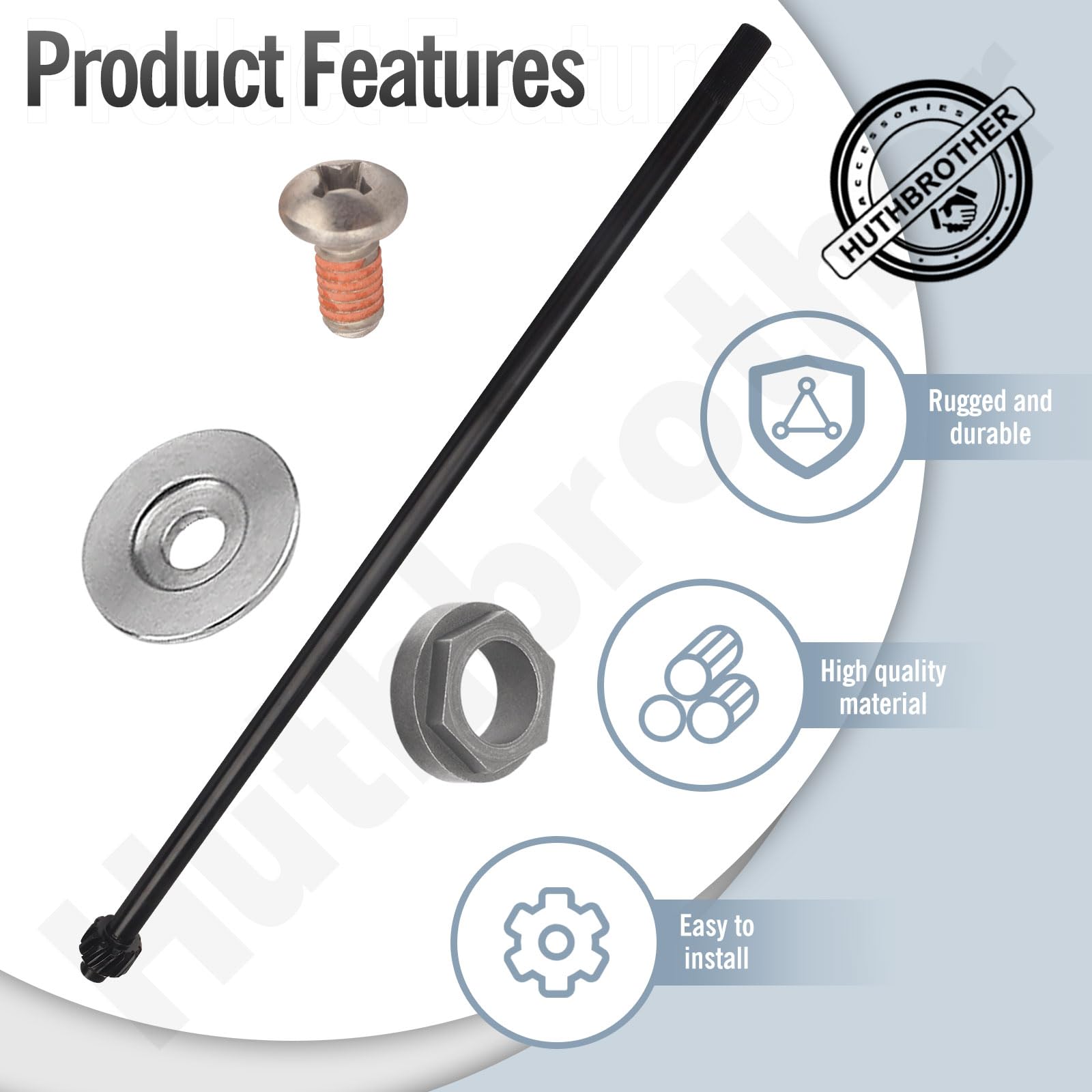 Stainless Steel T304 Welded Eyebolt - 5/16 In X 4 In - Bros - Foto 6