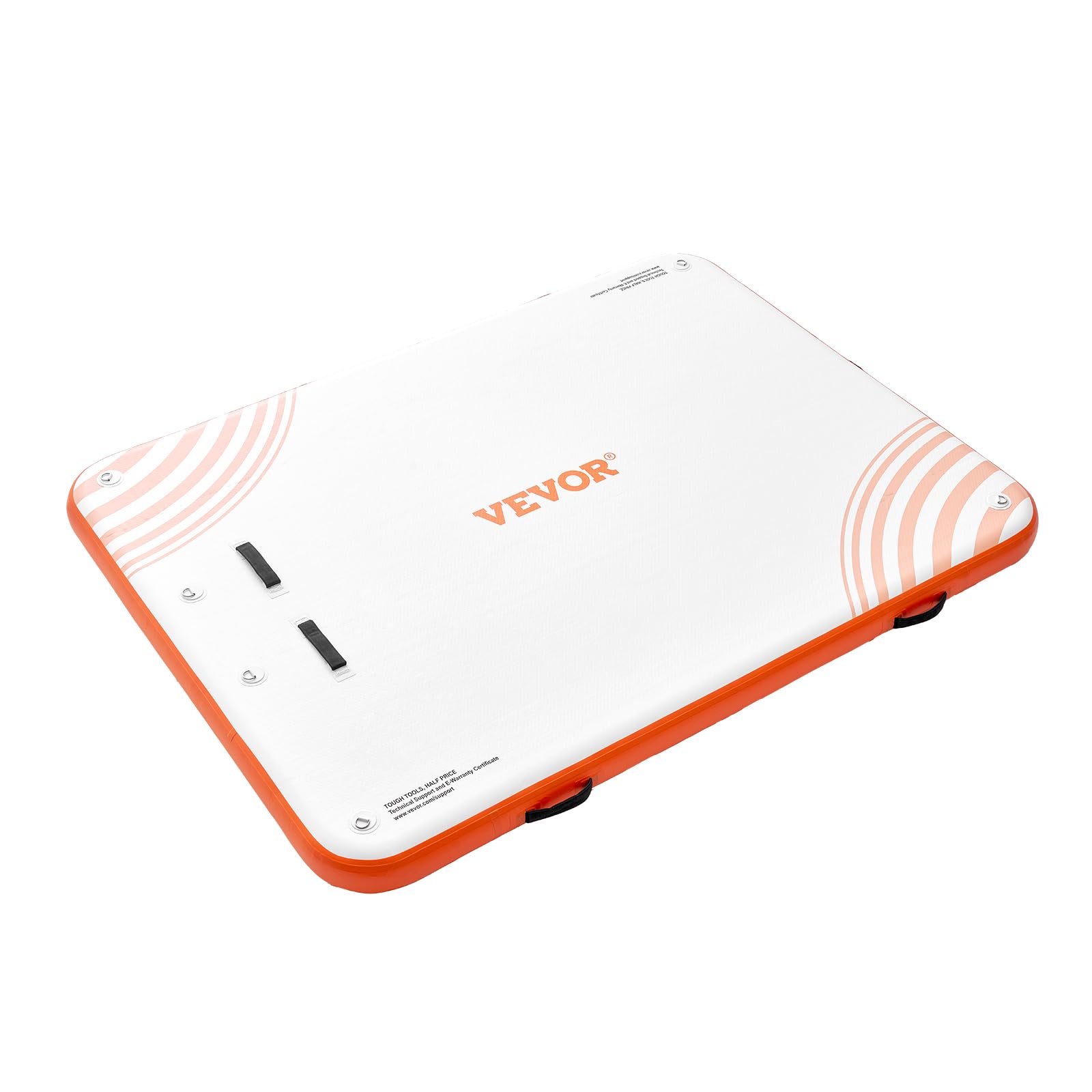VEVOR Quai Flottant Gonflable, Plateforme de Quai Gonflable, Tapis de Quai Flottant antidérapant avec échelle Amovible et Sac de Transport Portable, Plate-Forme Flottante pour océan, Piscine, Plage