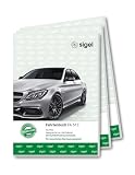 SIGEL FA513 Fahrtenbücher A5, 64 Seiten, 3er Pack - für Vielfahrer max...