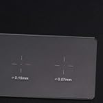 Lame de calibration de micromètre de microscope, règle de micromètre d'objectif de microscope, lame de calibration en verre, micromètre de scène DIV 0.01mm
