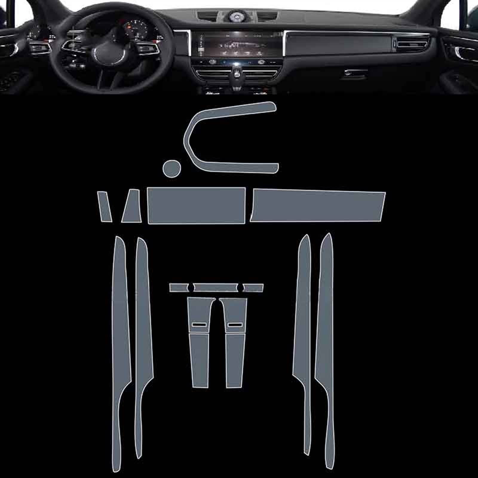 Film de protection TPU pour console Macan 2022 RHD
