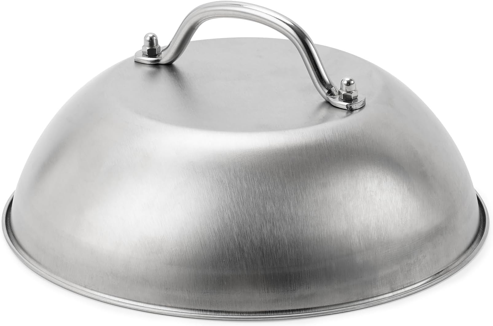 Griddle Accessories - Heavy Duty 9" Wide Smashed Burger Melting Cheese Dome - Commercial Grade Stainless Steel Basting and Steaming Cover- Best for Use in Flat Top Grills, 0.6mm Thickness