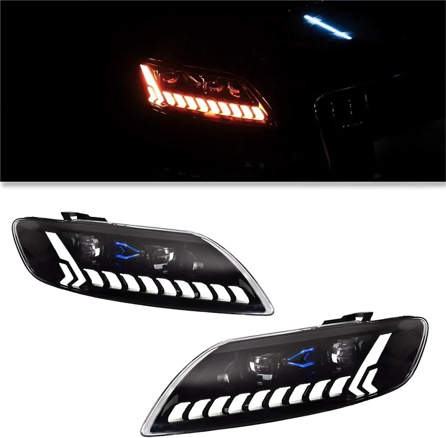 Audi アウディ Q7 4L 系 純正 左 ヘッドライト 新品! A6(C7) 4G系 純正 左