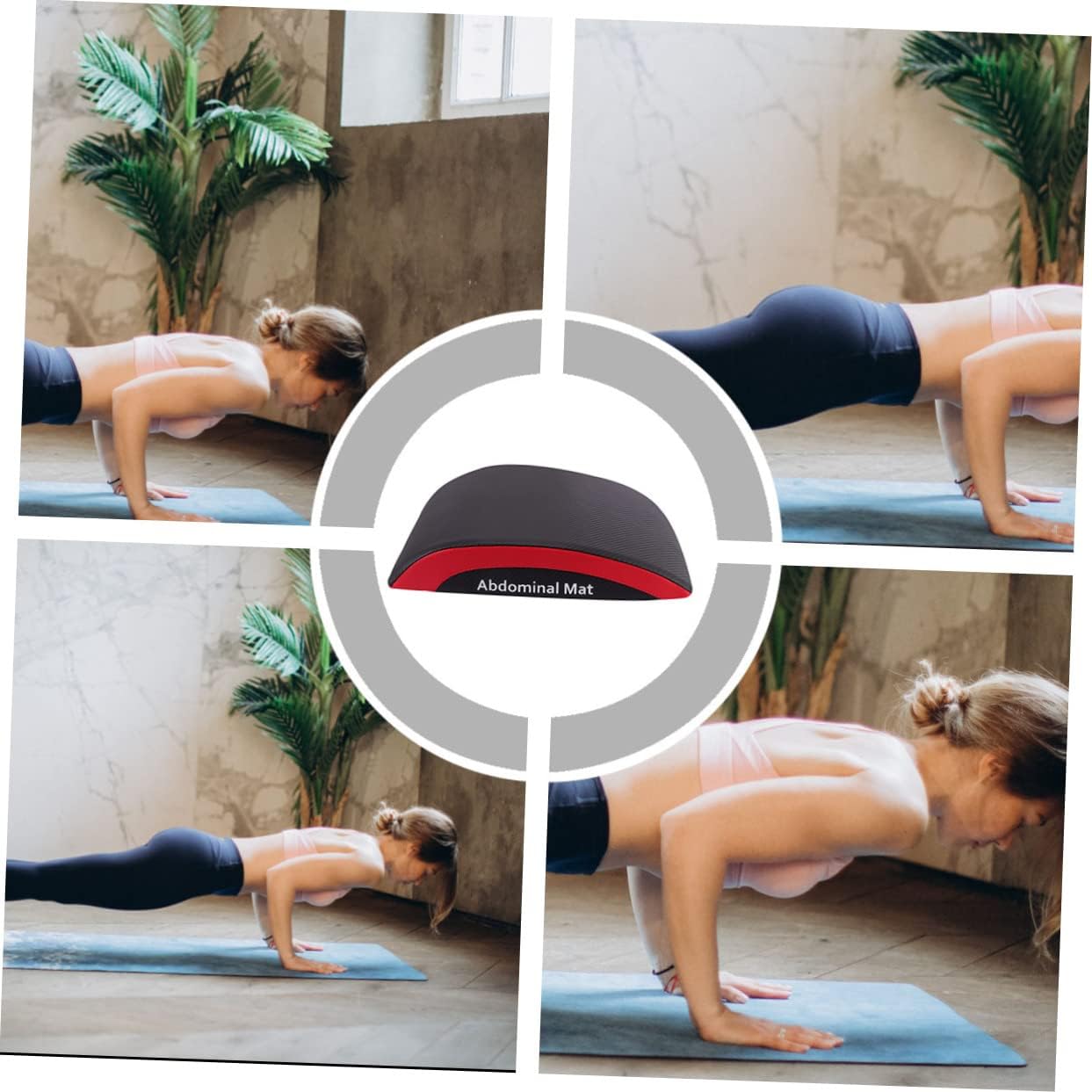 WHAMVOX Abdominal Machine Pad Cotton Sit up Board Pad Home Workout Equipment for Stomach Exercises