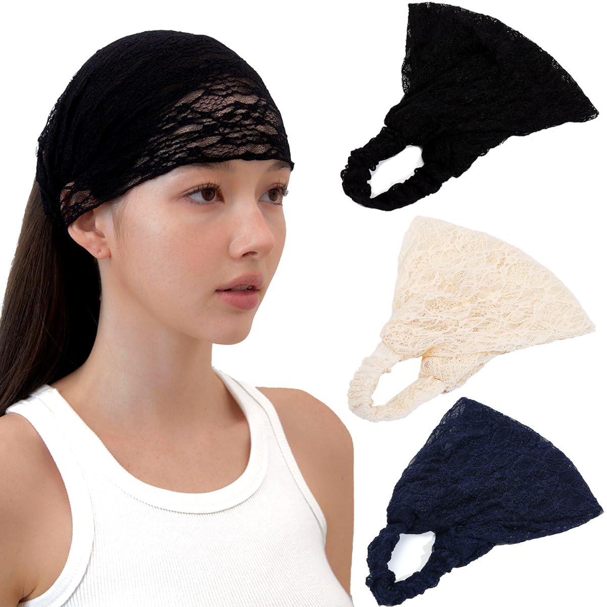 Fasce per capelli da donna boho vintage fiore (colore: C) (E
