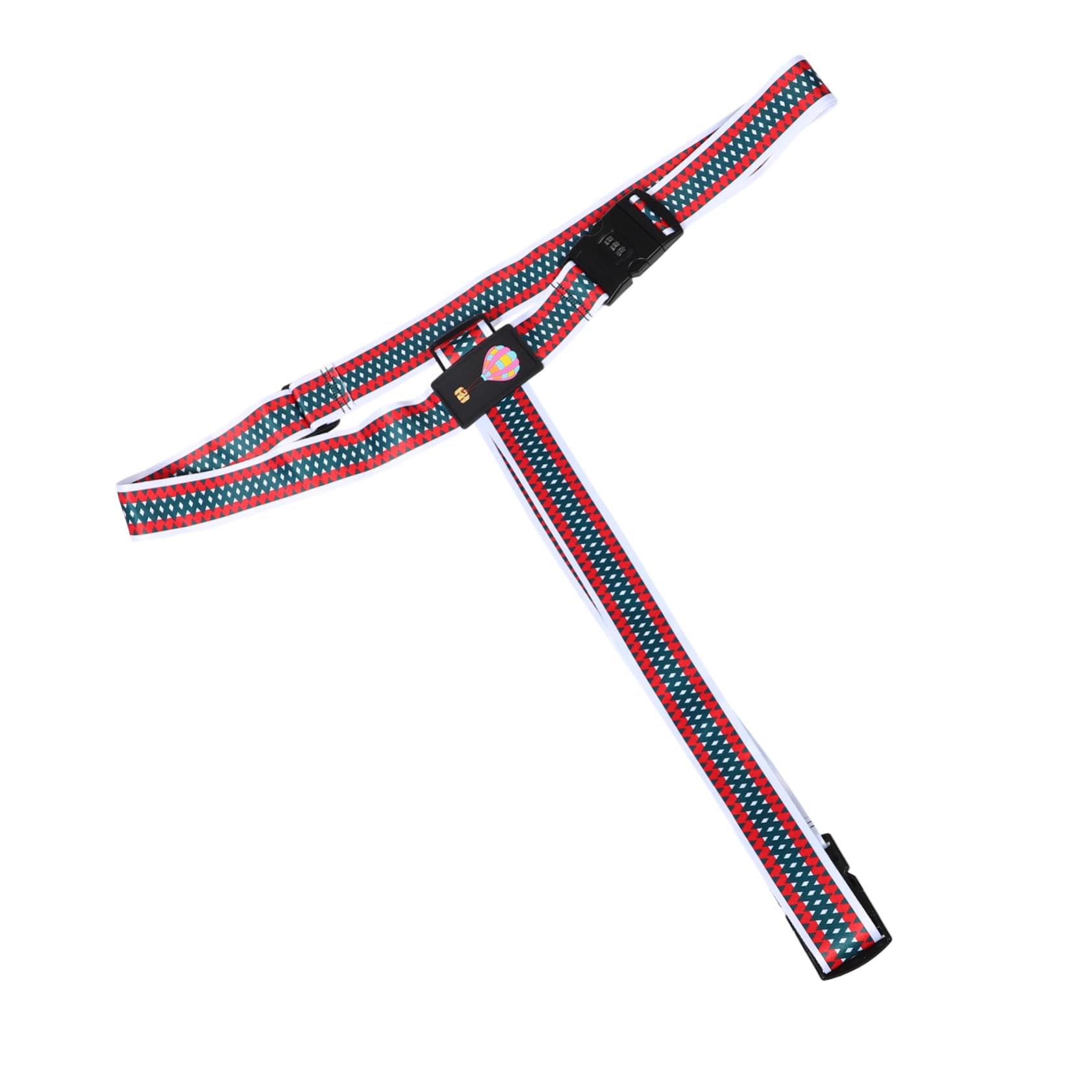 5 Piezas Correa para Equipaje Ajustable con Cerradura de Combinación Doble Diseño de Dibujos Animados Resistente Poliéster para Maletas de Viaje y