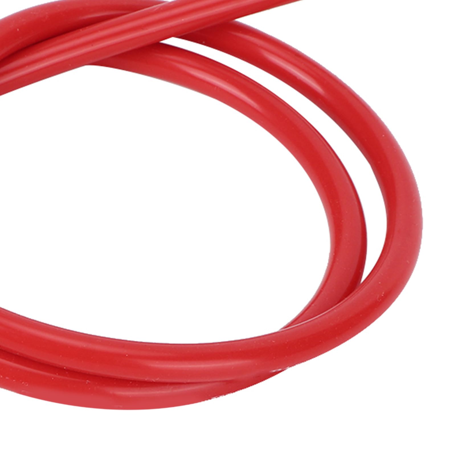 Przewód zapłonowy Qiilu 2 szt. Kabel zapłonowy samochodu 8mm 1m Długość Przewód zapłonowy z węglika krzemu (czerwony)