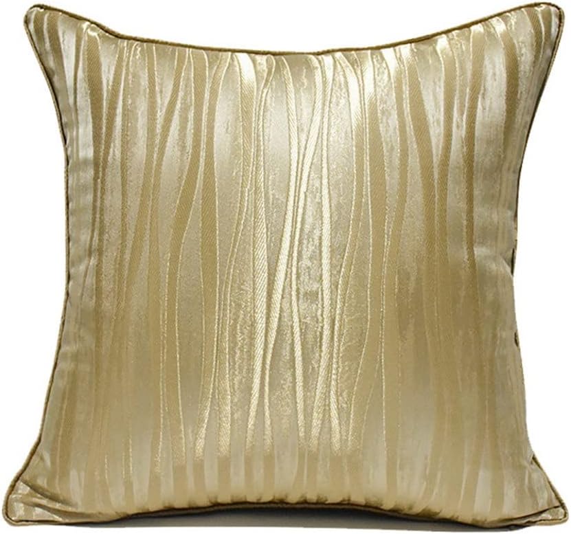 HBJWOV Beige Pillow Hotel Model Room Bedroom Sofa Living Pillowcase Car Cushion(45cm*45cm)