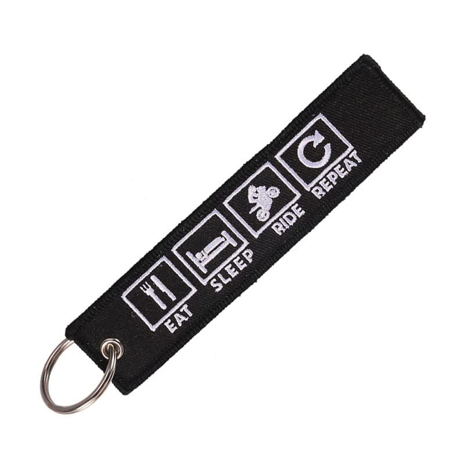 Embroidery Car Bike Motorcycles Keychain Key Ring Chaveiro Key Fobs for Cars Gifts Friends Cute Fashion Key Ring