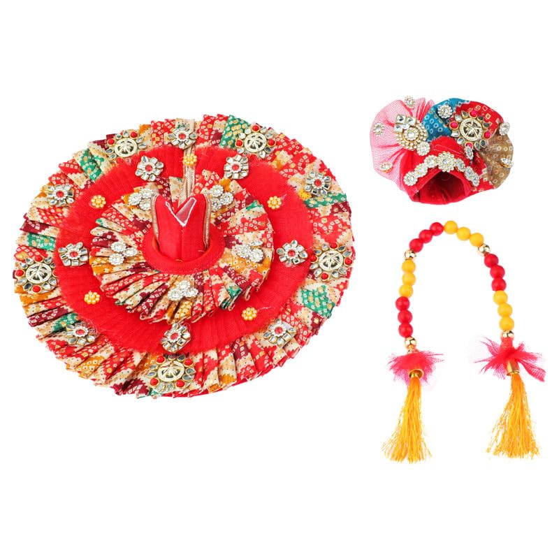 Vestido Poshak Laddu Gopal para Estatua de Krishna 8 in miniatura 1