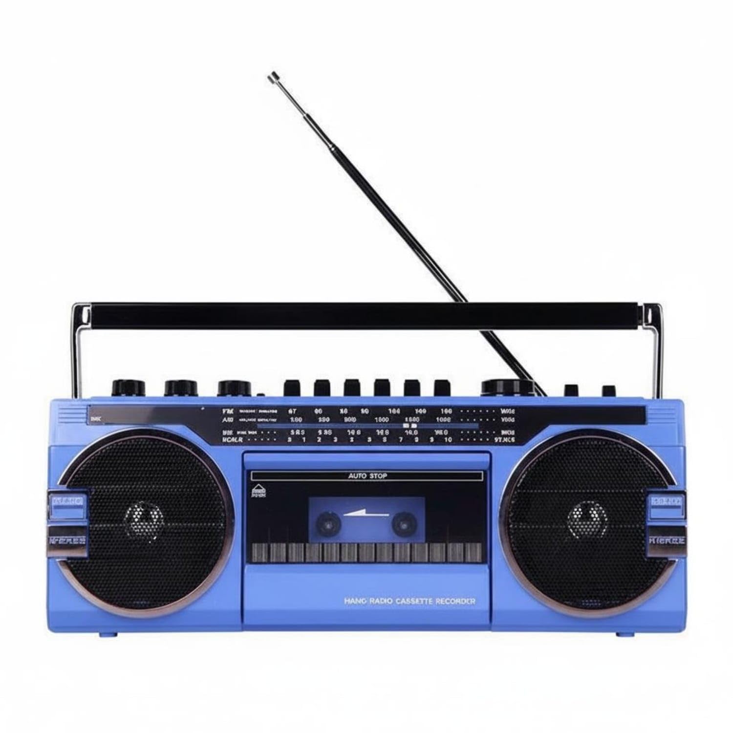 Bnf Recording Function Retro Boombox USB & SD Card Slot Bluetooth Cassette Player Multiple Power Options Retro Boombox Cassette Player High Bass Sound for Collectors-image-18