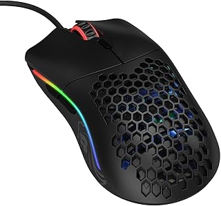 Glorious グロリアス モデルo ゲームマウス 有線マウス 軽量 RGB 6個プログラムボタン ハニカム USB Gaming mouse 国内正規品 (58g)