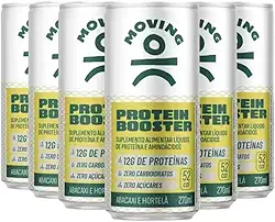 Combo 6 Refrigerante Proteico MOVING Abacaxi e Hortelã 270ml