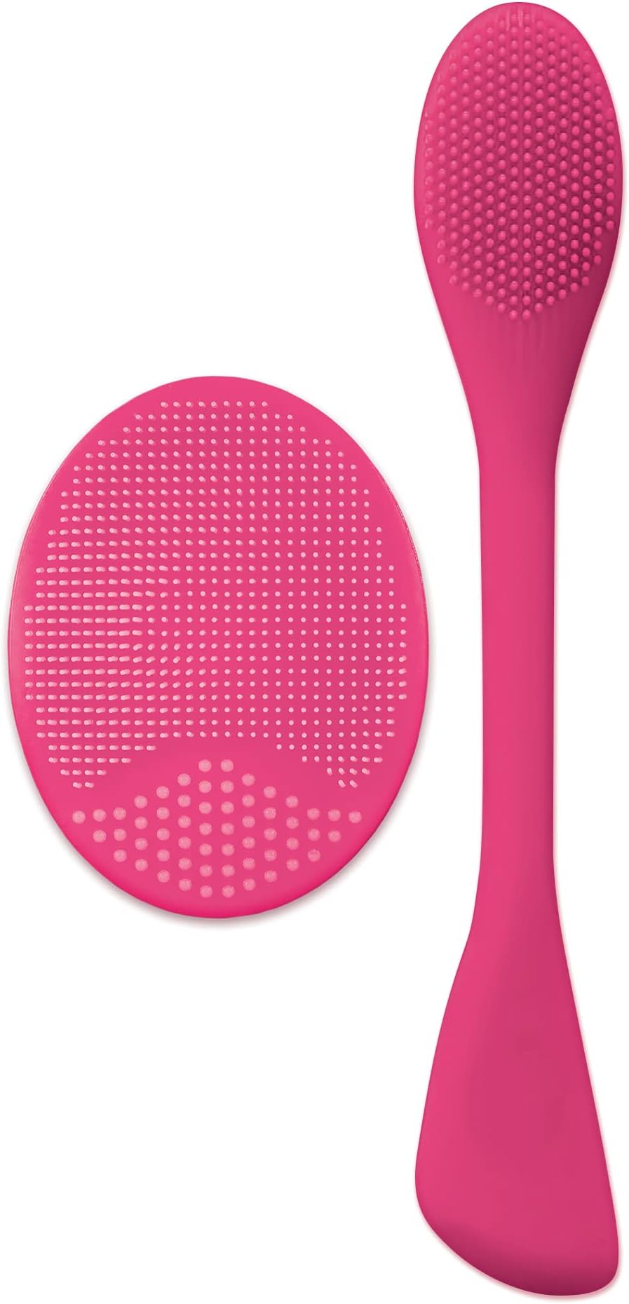 Facial Skin Scrubber Set – Removes Dirt, Opens Pores, Exfoliates Skin, Wall Suction Back