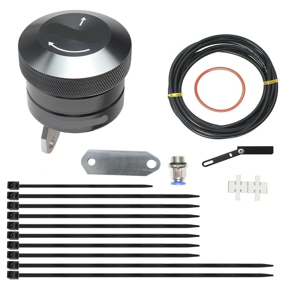 Update Motorrad-Kettenöler, Kettenöler, Motorrad-Schmiersystem for Honda, Yamaha, Suzuki, Kawasaki, Ducati, BMW(Titanium)