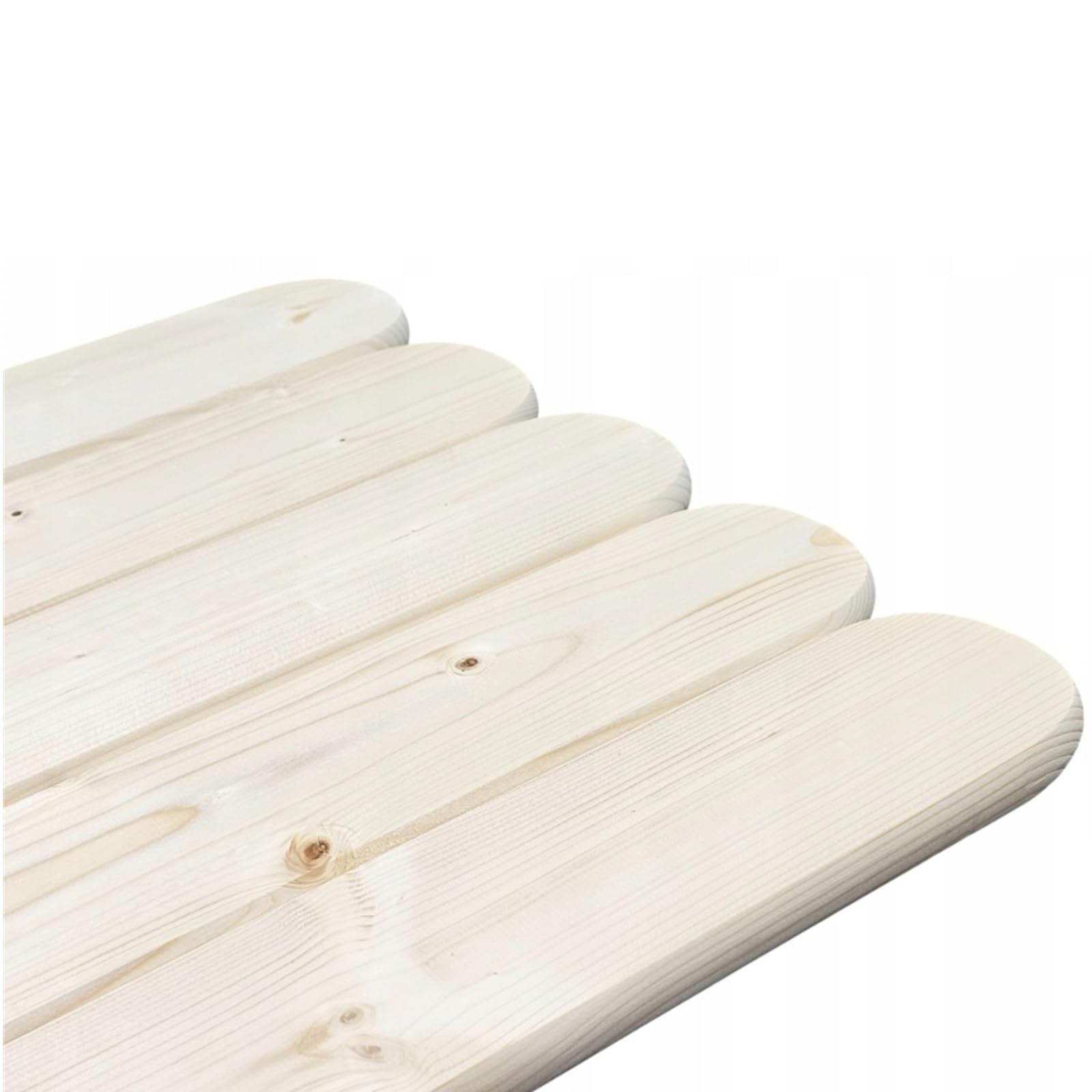 QLS 30 pezzi Assi per staccionata 120 cm in legno grezzo di pino e abete per recinzione da giardino