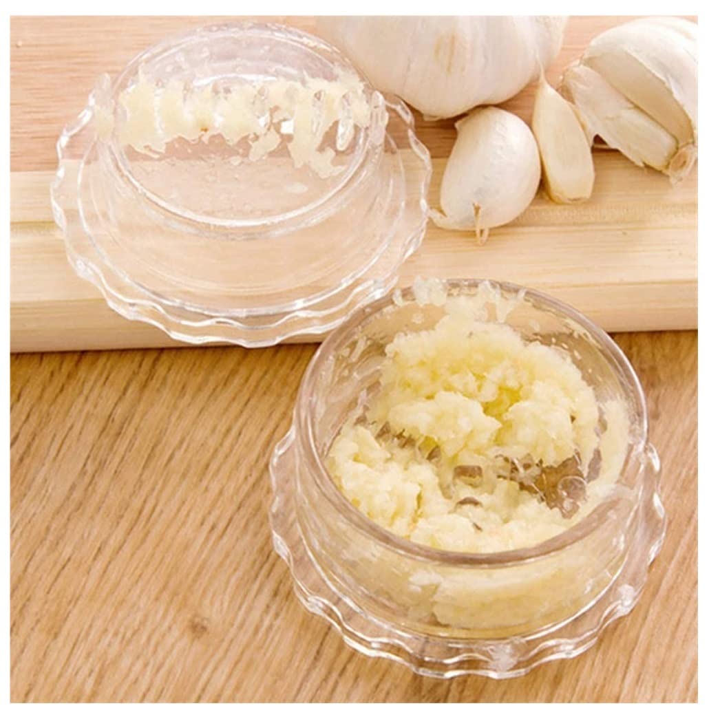 Knoblauchpresse Garlic Press 5pcs Küchenhandbuch Kunststoffbox Knoblauchrührer, Einfach Zu Zerkleinern Ingwerpüree Knoblauchgemüse Kitchen Gadgets