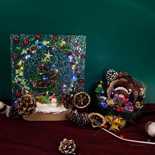 Miniatura 9 de Molde de fundición de lámpara de resina grande Lightning Strike Bandeja de postres de pastel de silicona 6x3x1.5 pulgadas