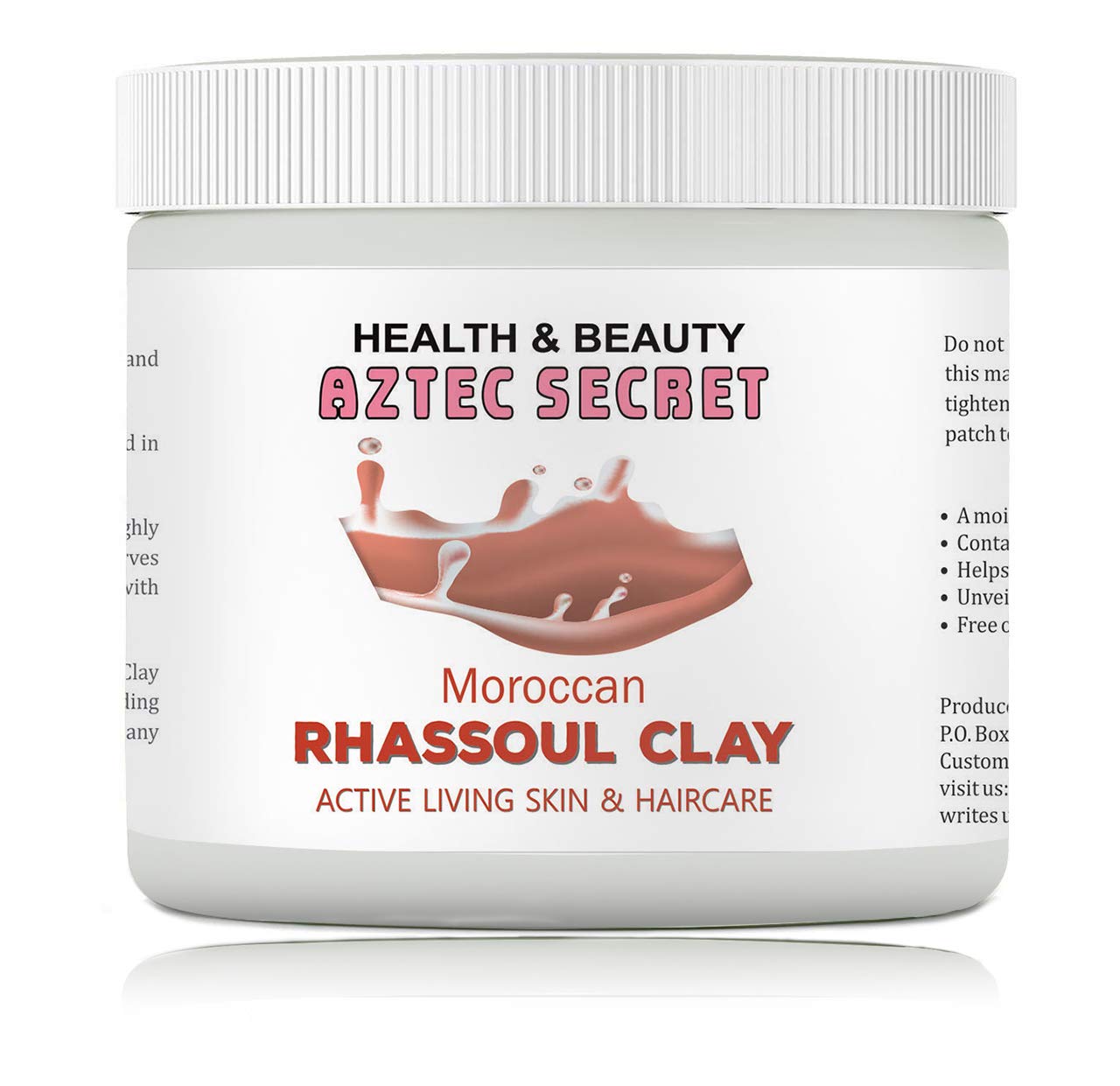 Aztec Secret Unisex Rhassoul (Ghassoul) Powder | Active Living Skin & Hair care | Detoxifying and Rejuvenating Clay | For Acne | Pores | Pigmentation | Black Heads | Tanning, All Skin Types (400gm)