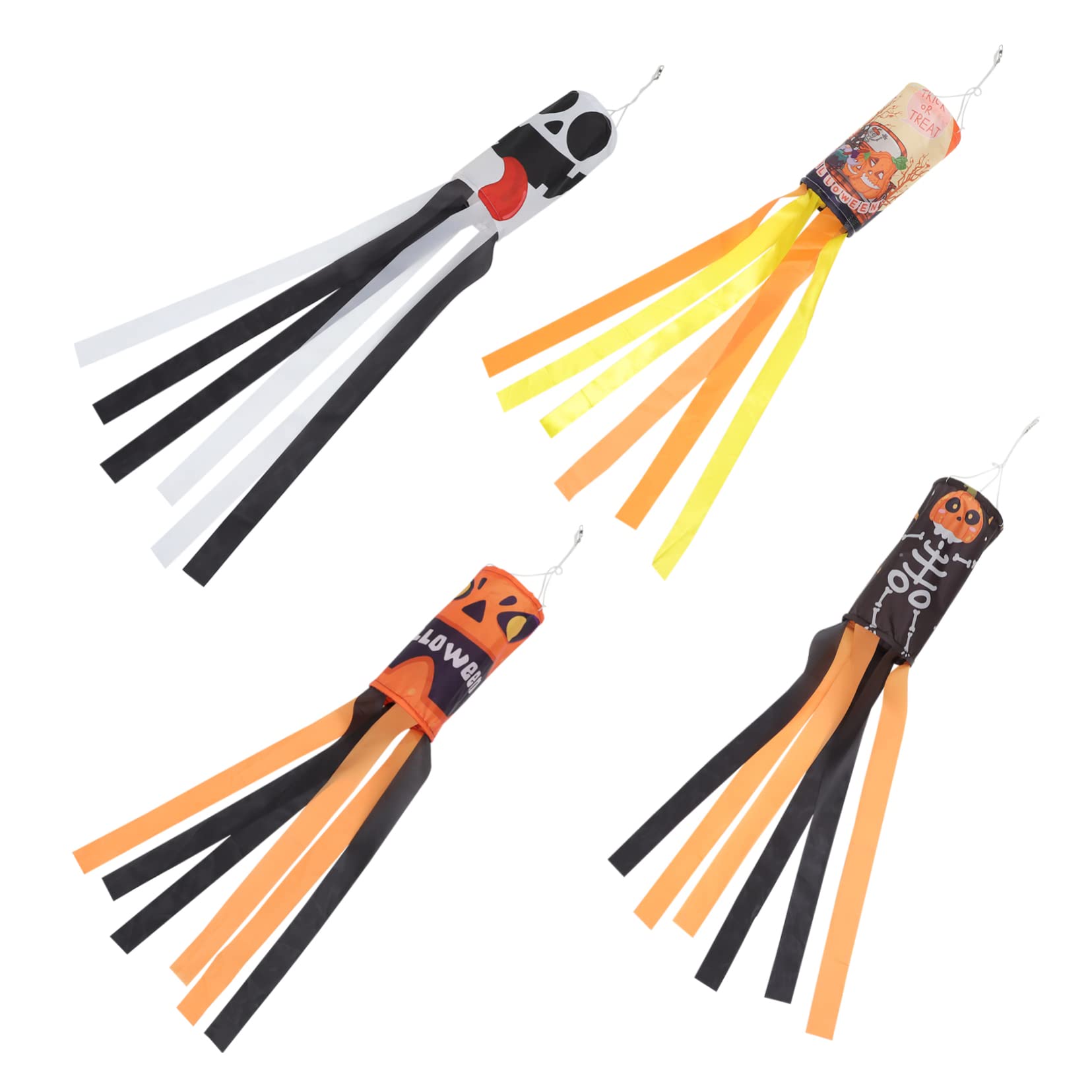 Chaussettes à vent d'Halloween solaires pour illuminer votre jardin et gouttière