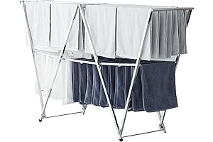 W-Rack Stainless Steel LaundryClothes Drying Rack Indoor & Outdoor
