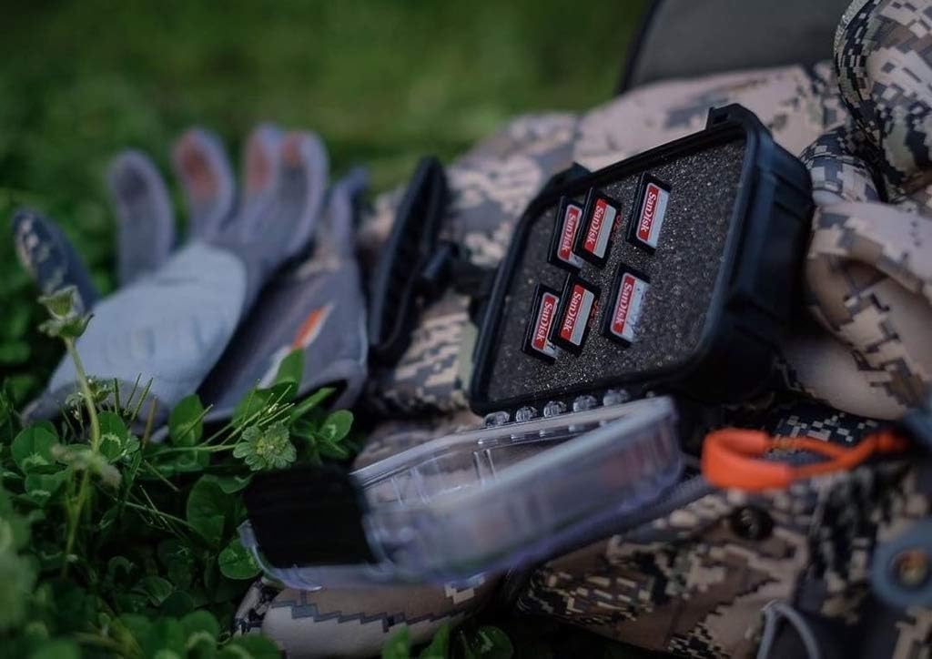 Buу 1 gеt 1 Guardian Hunting - Waterproof SD Memory Card Holder Compatible with SanDisk Cards - Holds up to 16 Cards - Rugged SD Card Storage Case …