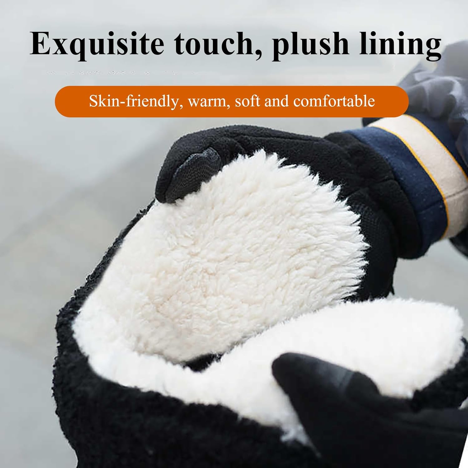 KEhtu Electric Heating Earmuffs, Winter Warm Outdoor Earmuffs with Thermal Lining, 3 Heating Levels, 3000mAh Battery Capacity, Suitable for Winter Hiking, Running, Walking, Skiing, Camping