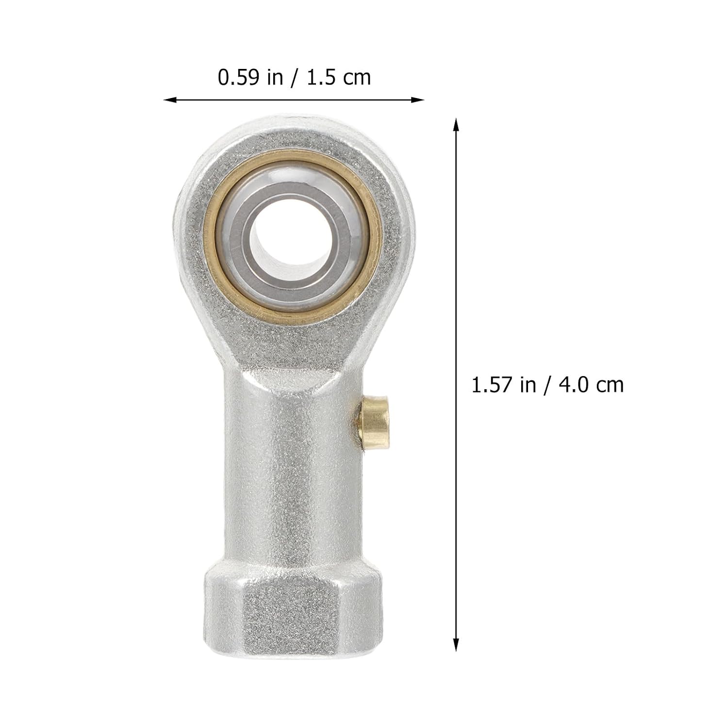 4 Pcs Thread Rod End Bearings Phs6 Fish Eye Female Thread Ball Joint Spherical Plain Bearing for Industrial Power Transmission and Mechanical Linkage