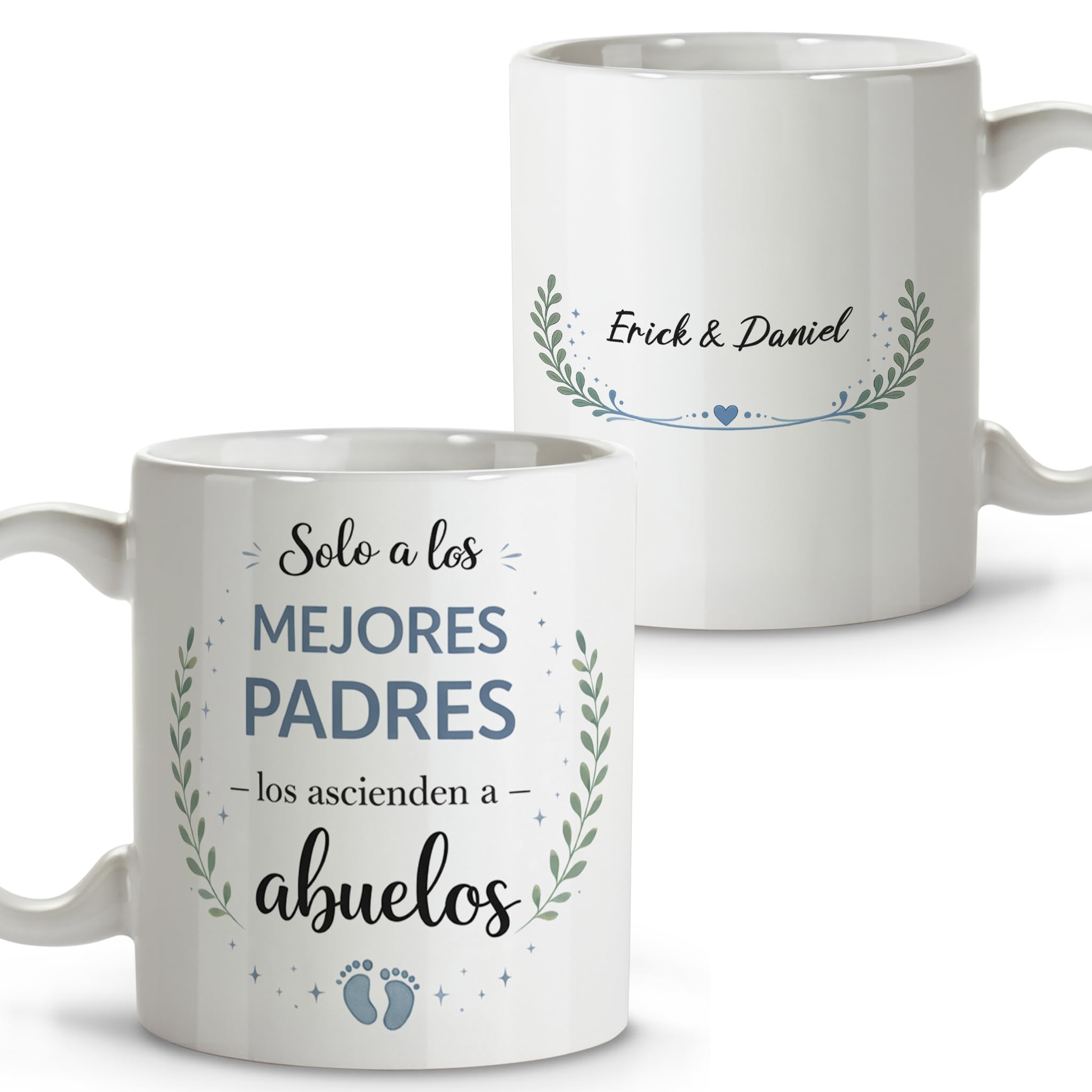 LolaPix Taza Abuela. Regalo Abuelas Dia de la Madre. Regalos para Mama Original. Apta para Lavavajillas. Yaya Regalo. Taza Dia de la Madre Abuela 330ml Color Interior a elegir. Te tengan como Abuela — view 8