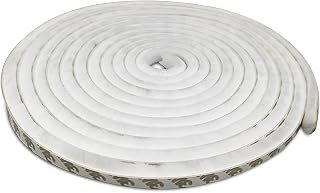 Self-Adhesive, CTRICALVER 5 m Door Window Sealing Tape, Adhesive Brush Strip, for Sliding Doors, Windows and Wardrobe (White)