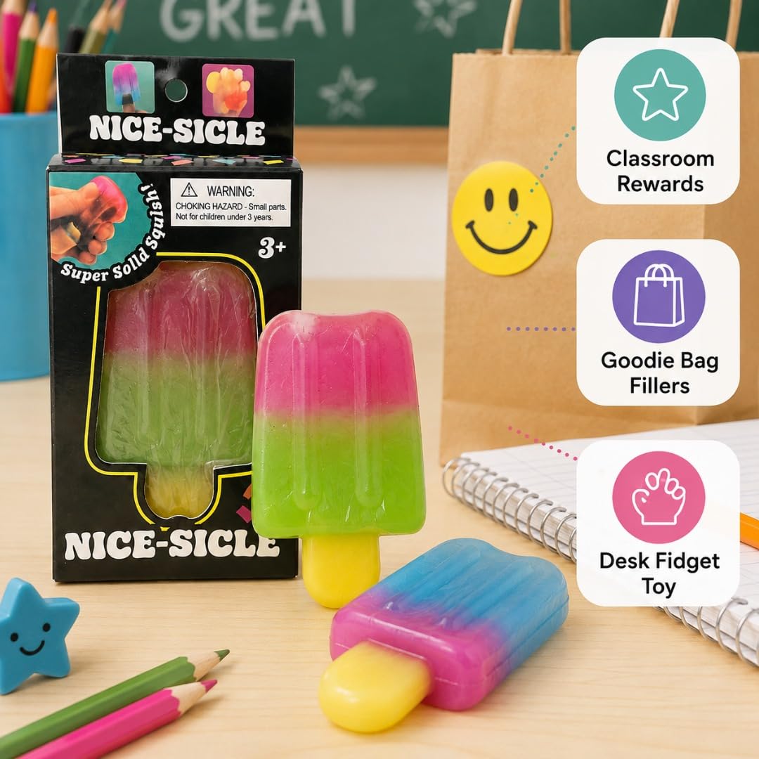 Wanna Party Ice Cream Squishy - Stress Relief Toy -5