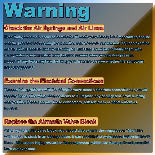 Ensun 4F0616013 Air Ride Suspension Solenoid Valve Block Air Supply Control Unit Replacement For 2001-2011 A6 S6 S8 A8 Quattro Allroad Quattro #TOP5