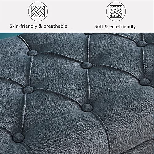 Pouf de rangement rectangulaire pour optimiser les petits espaces - 6