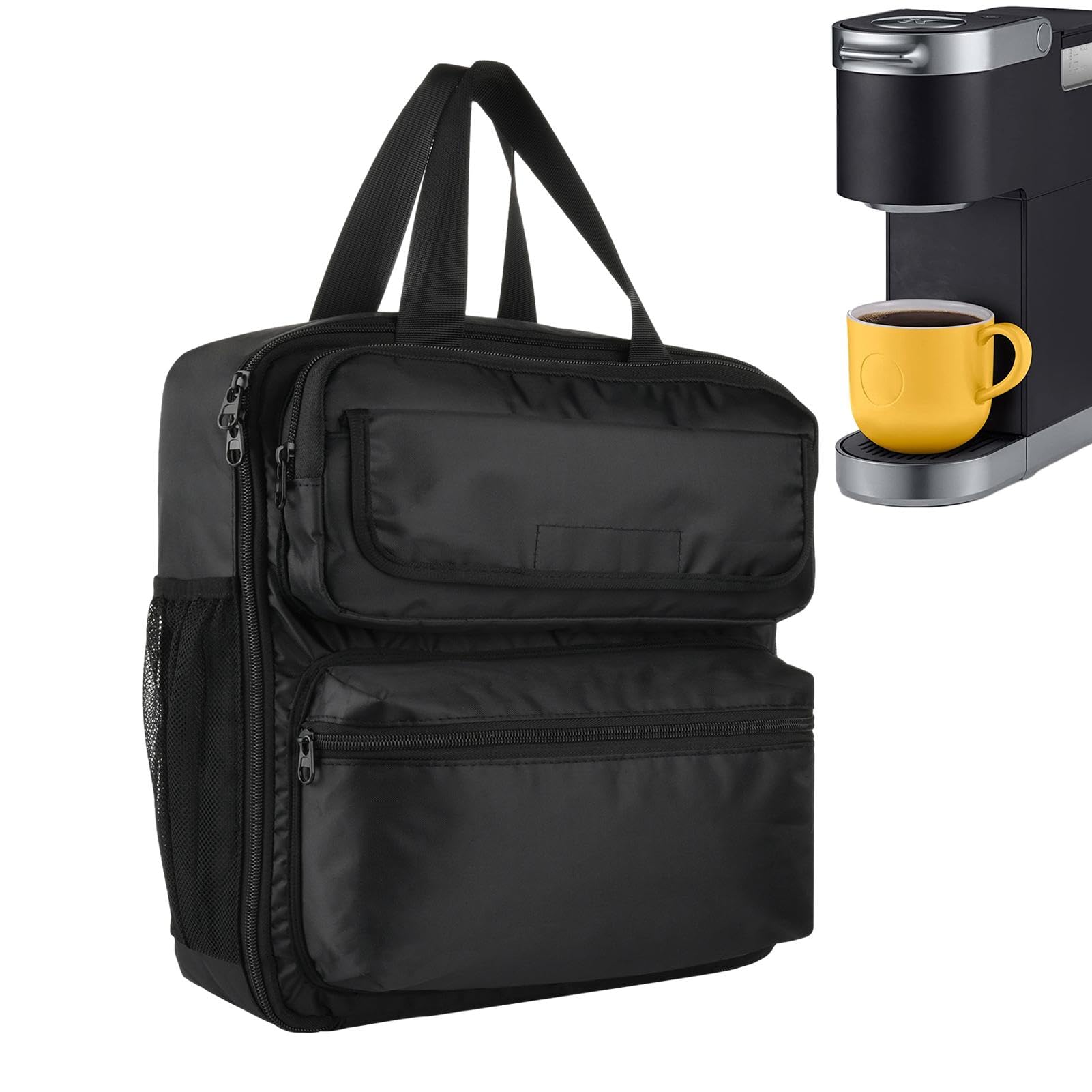 Borsa Per Macchina Da Caffè Portatile - Multifunzionale Con Scomparti Per Accessori, Ideale Per Viaggi - Foto 9