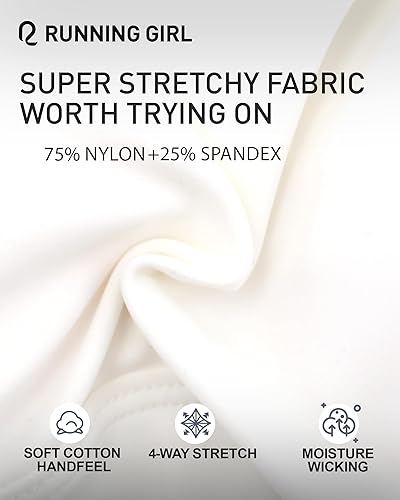 Miniatura 6 de RUNNING GIRL Sujetadores deportivos para mujer con copa moldeada de alto impacto, brasier deportivo de alto impacto, espalda cruzada, entrenamiento,