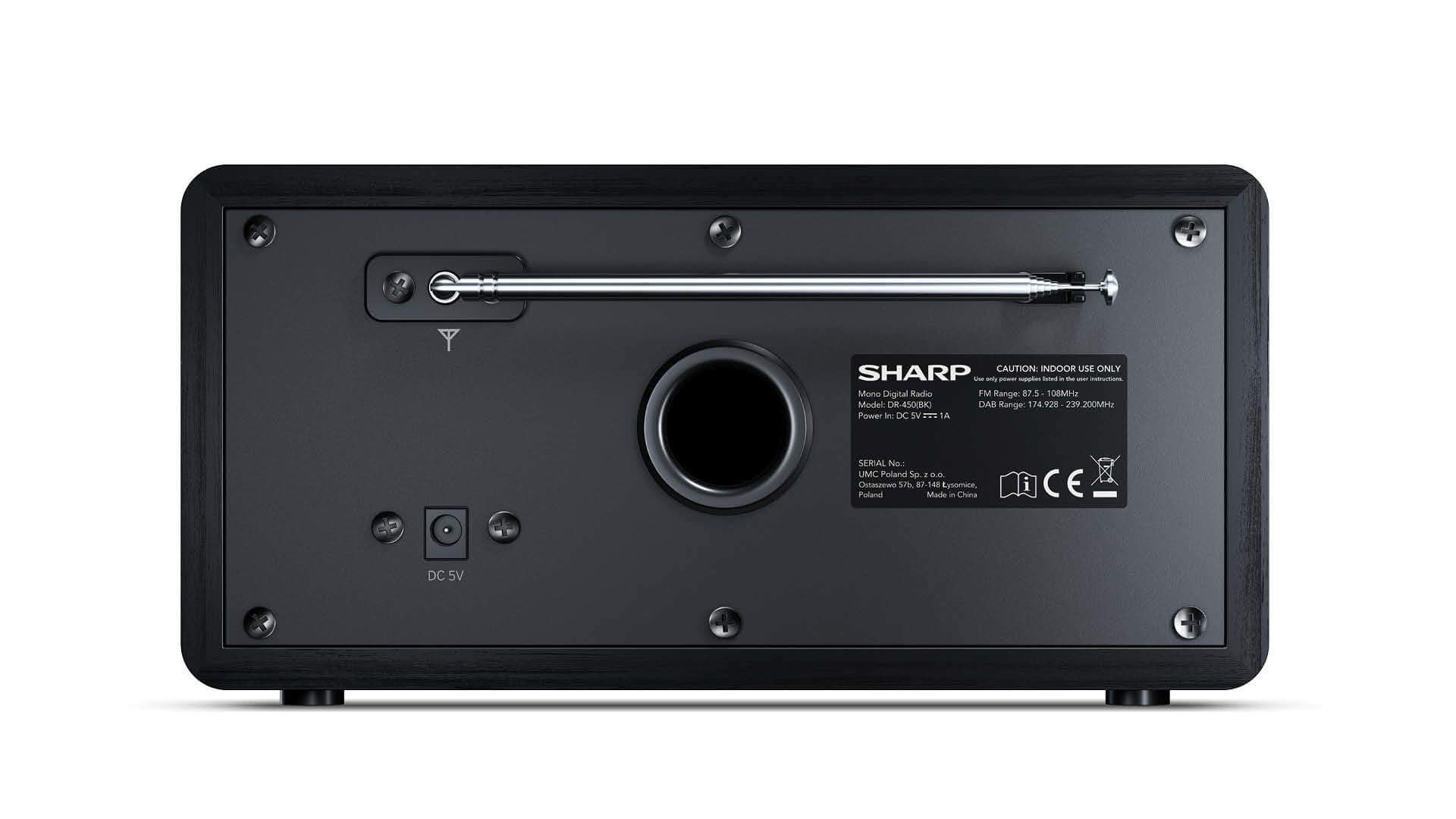 Sharp DR-450 radio Acero inoxidable