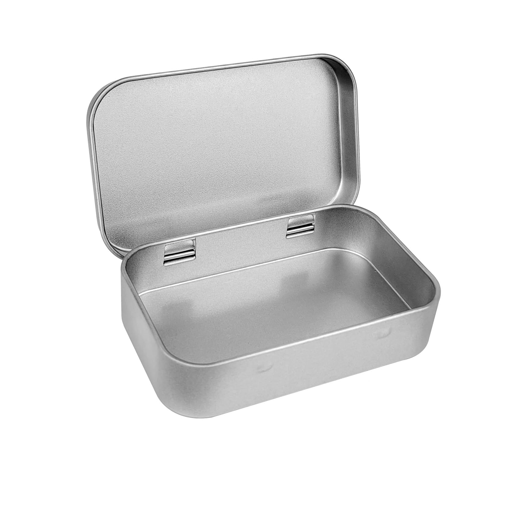 Amazon.com: QIANCAIWANG 2 Pack Metal Box, Rectangular Tins Box Containers,  Storage Box, Small Box with Lids for Tobacco, Cigarettes, Candy, Jewelry  (Silver) : Health & Household